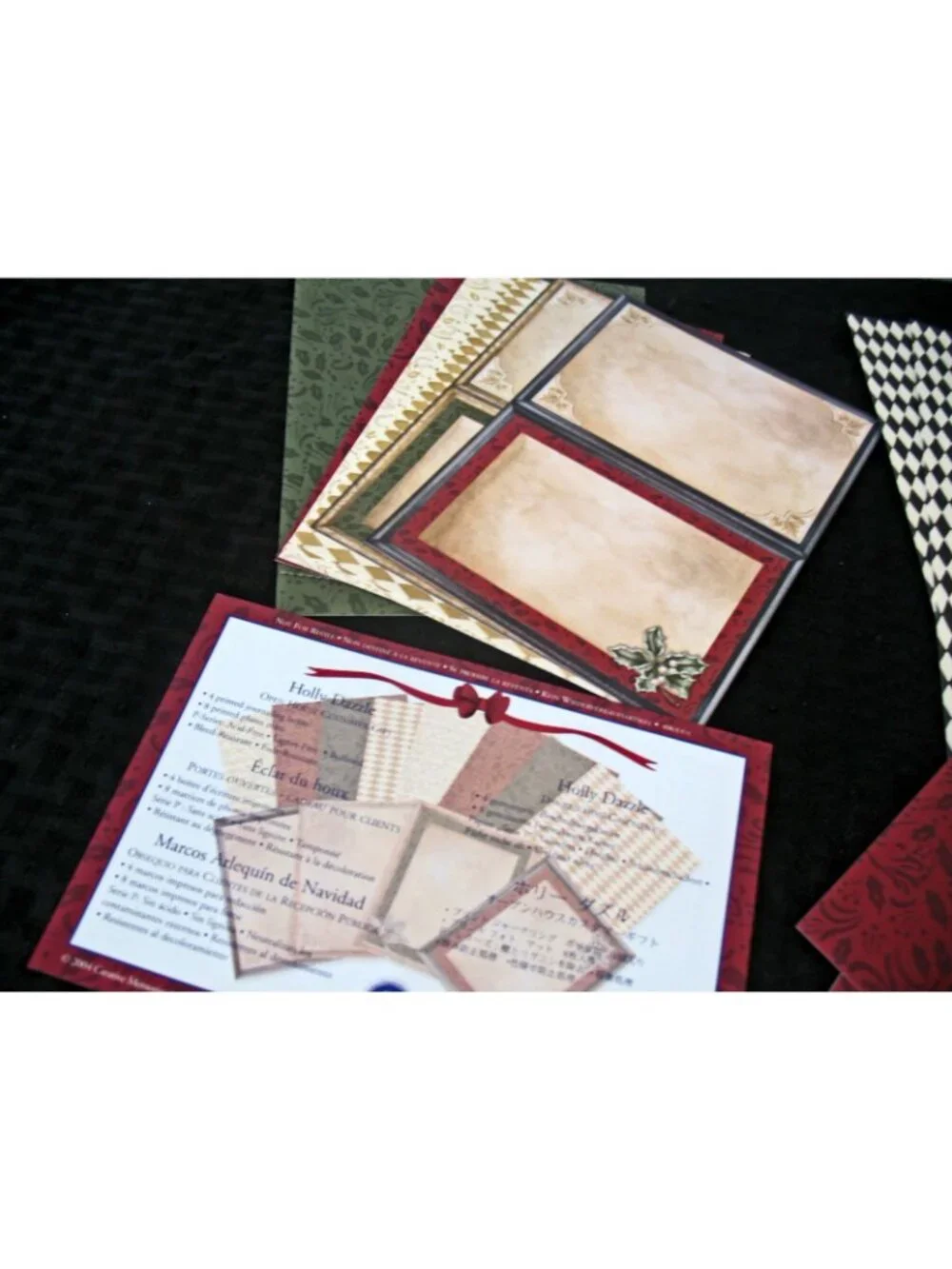 CREATIVE MEMORIES LOT Holly Days,Dazzle, Christmas Gr Lengths, Christmas quotes
